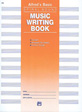 12 Stave Music Writing Book (9" x 12")