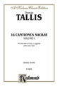 16 Cantiones Sacrae - Vol. I (In Manus Tuas and others)
